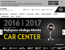 Tablet Screenshot of opel.carcenter.pl